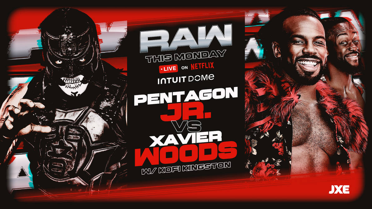 WWE RAW on Netflix 2025 Custom Match Card by goldystormwwe on DeviantArt