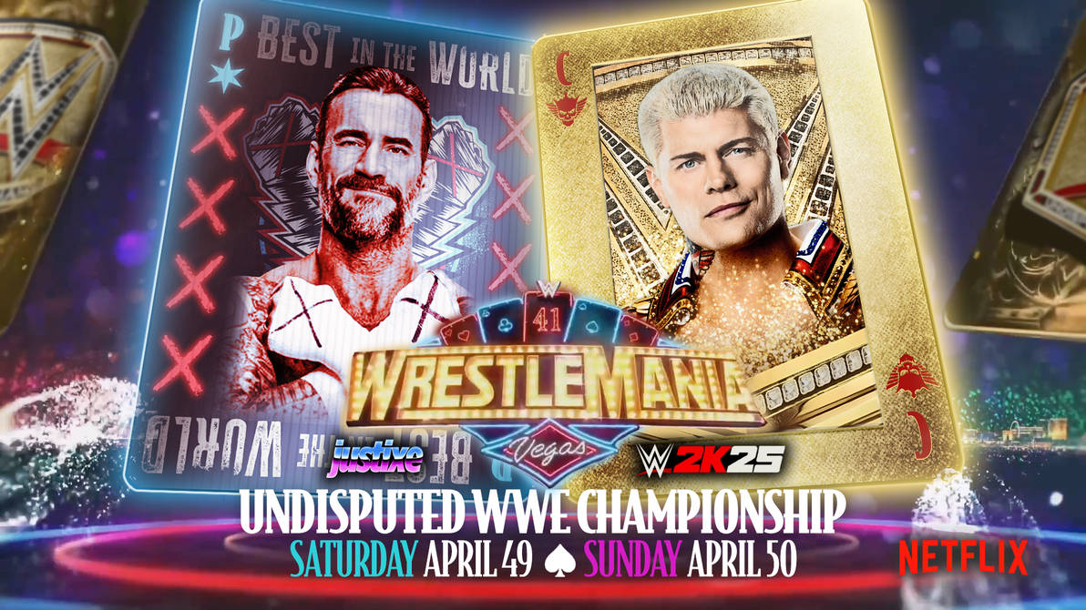 WWE WrestleMania 41 Match Card Remake v1 by goldystormwwe on DeviantArt