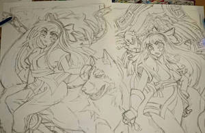 Nakoruru -Samuraishowdown (sketches)