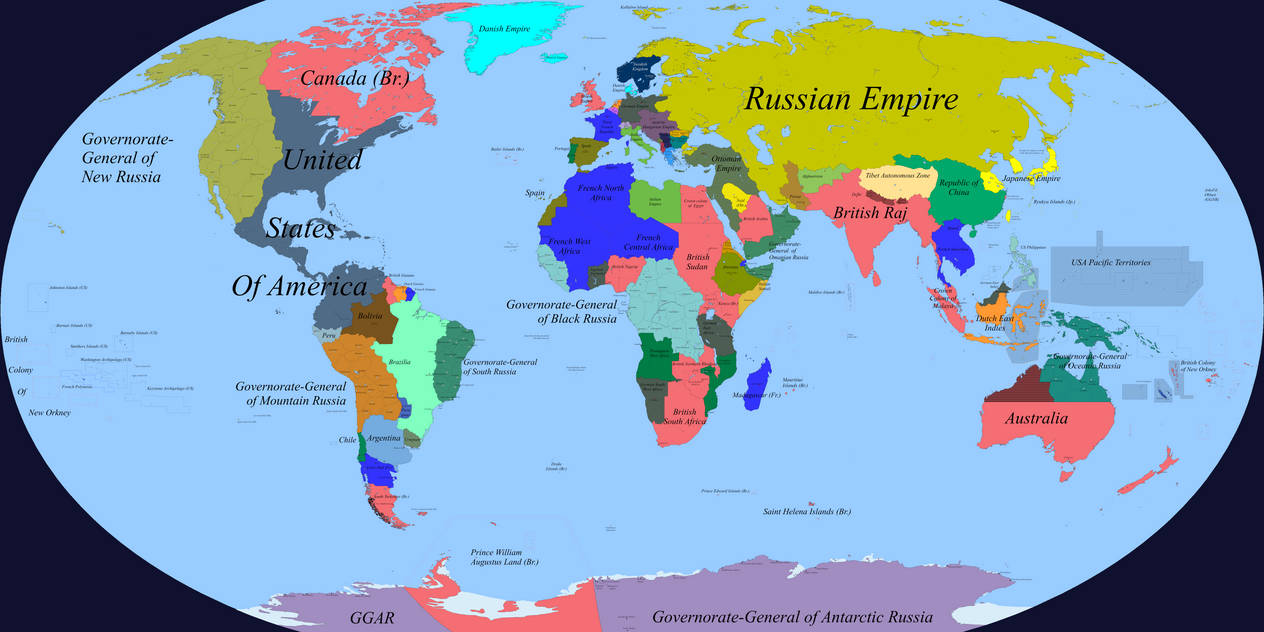 Russian Colonial Empire and the World. 01.01.1914 by HenryManning on ...