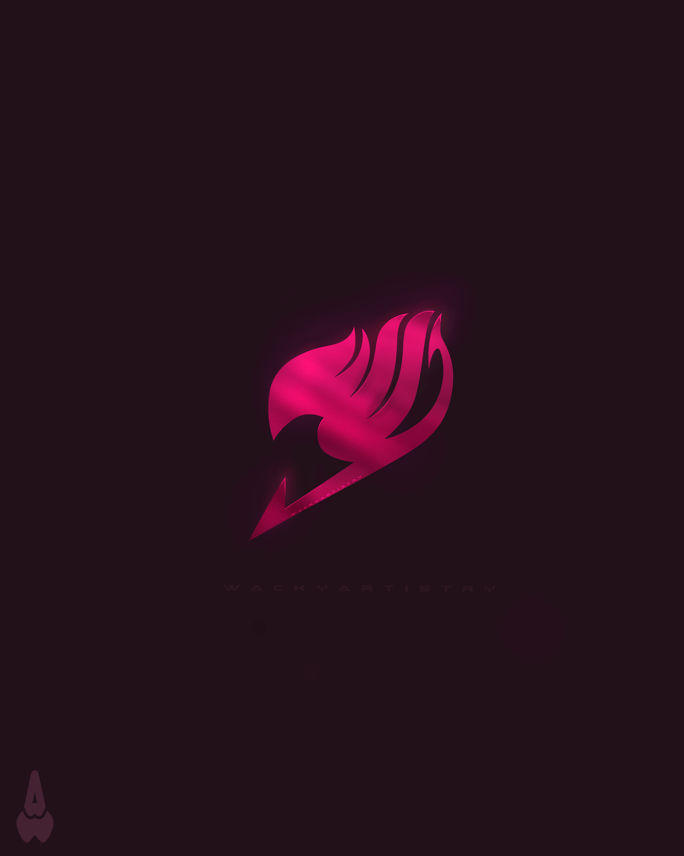 fairy tail pink logo wallpaper