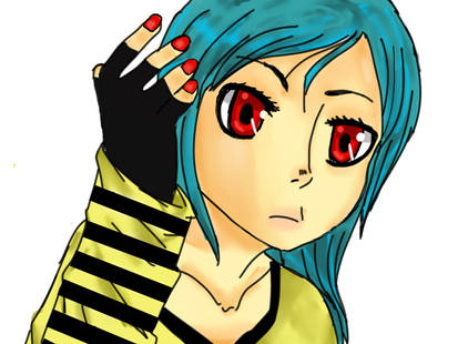 Blue Haired girl