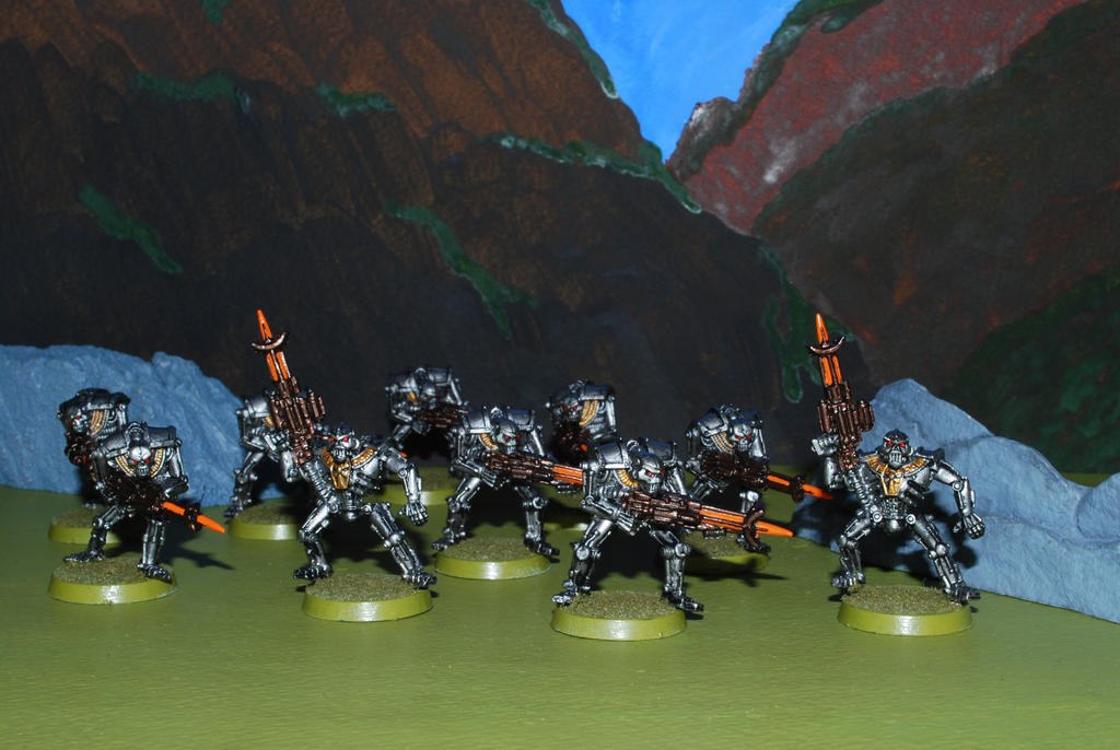 Necron Warriors Orange