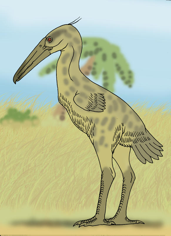 Neocene - Hunting Heron by Boverisuchus on DeviantArt