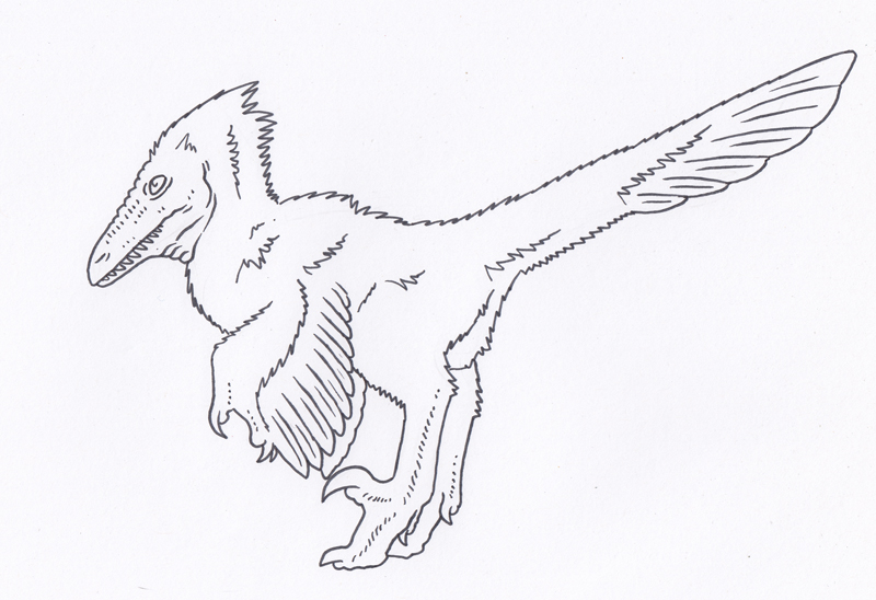 Feather Raptor Design Primeval Redraws - Feathered Raptor by Boverisuchus on DeviantArt