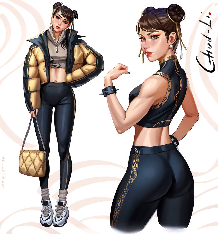 Chun Li Drip Chun Li workout drip by Justb1aze on DeviantArt