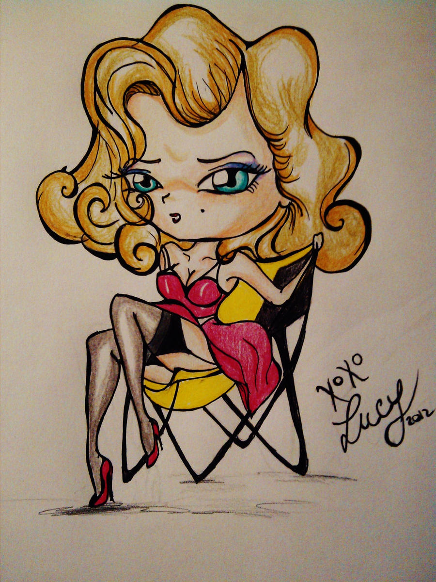 //55-Pin up girl Anime by Lucy-MangArts on DeviantArt