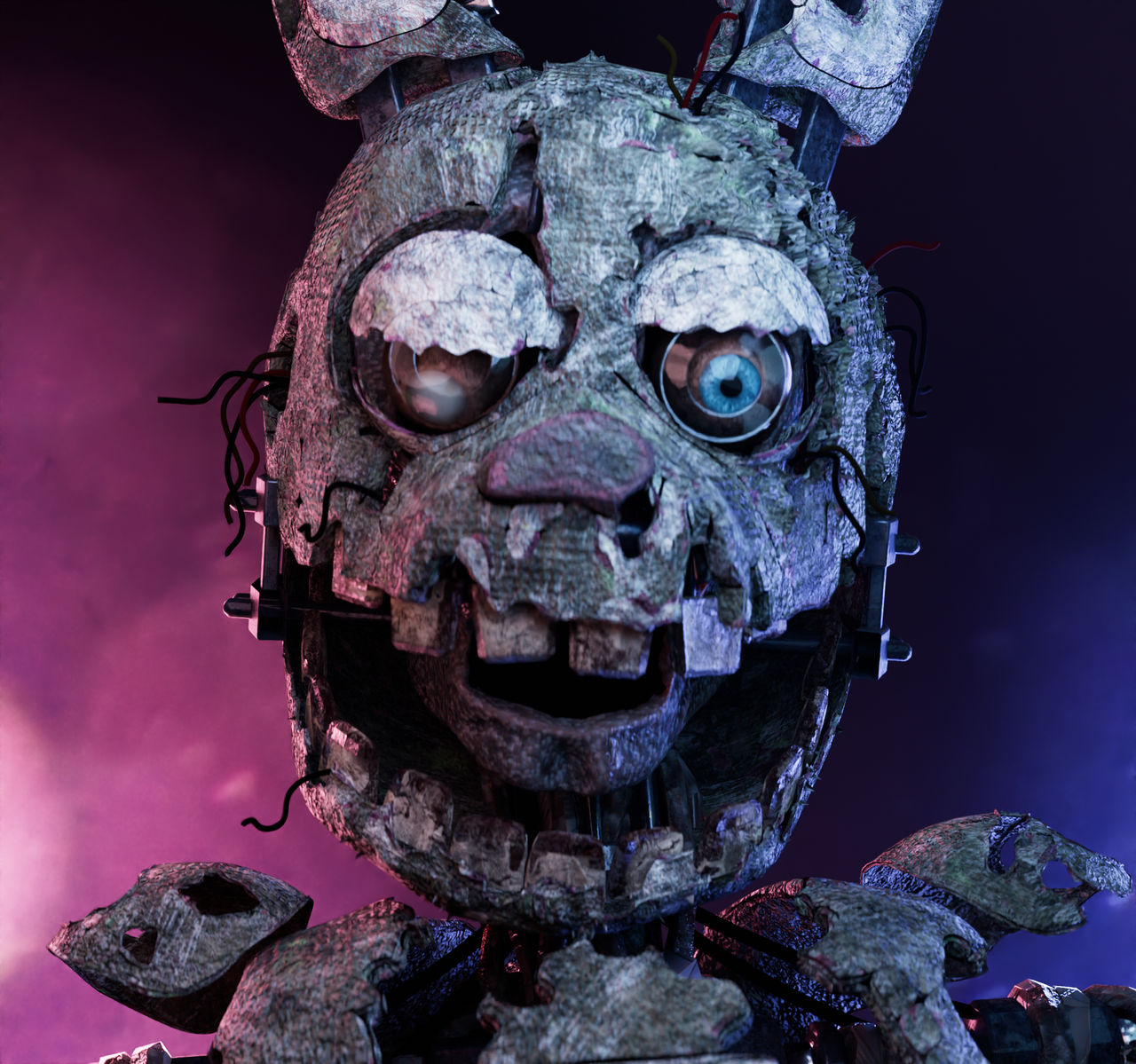 Spring Trap Retake Springtrap Retex - PurpleC. RELEASE by PurpleCinema23 on DeviantArt