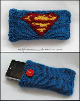 Superman Cellphone Cozy