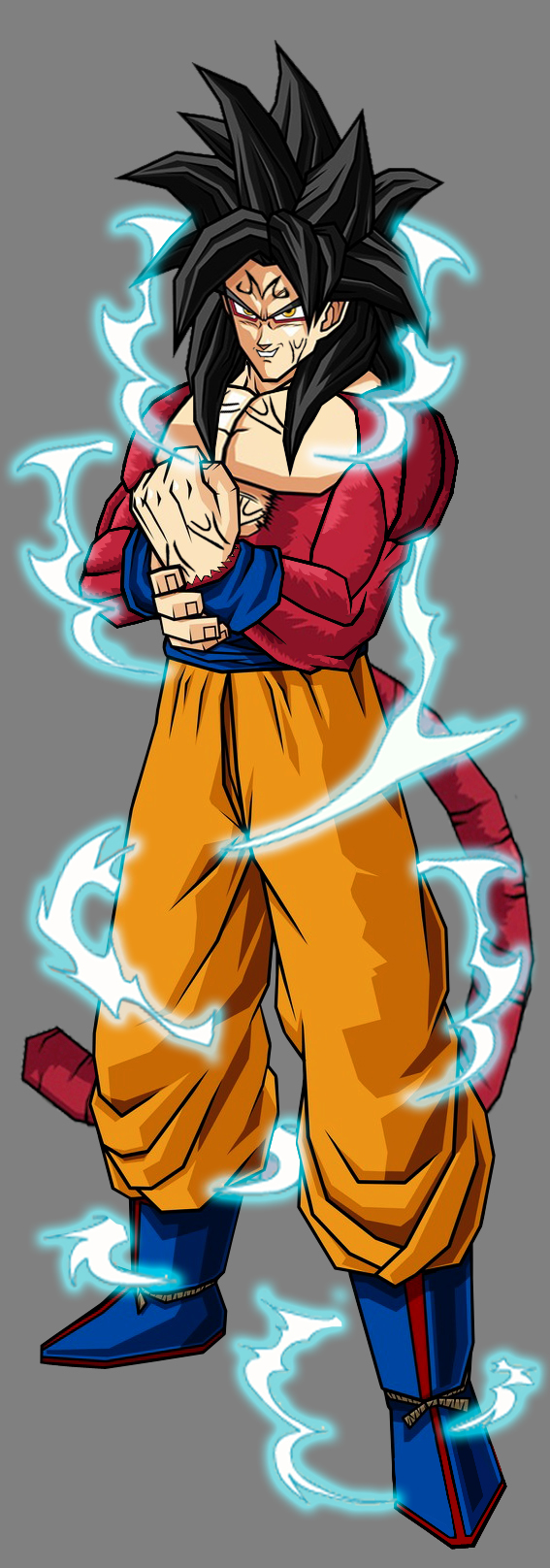 Goku SSJ4. Por Majin Lu 