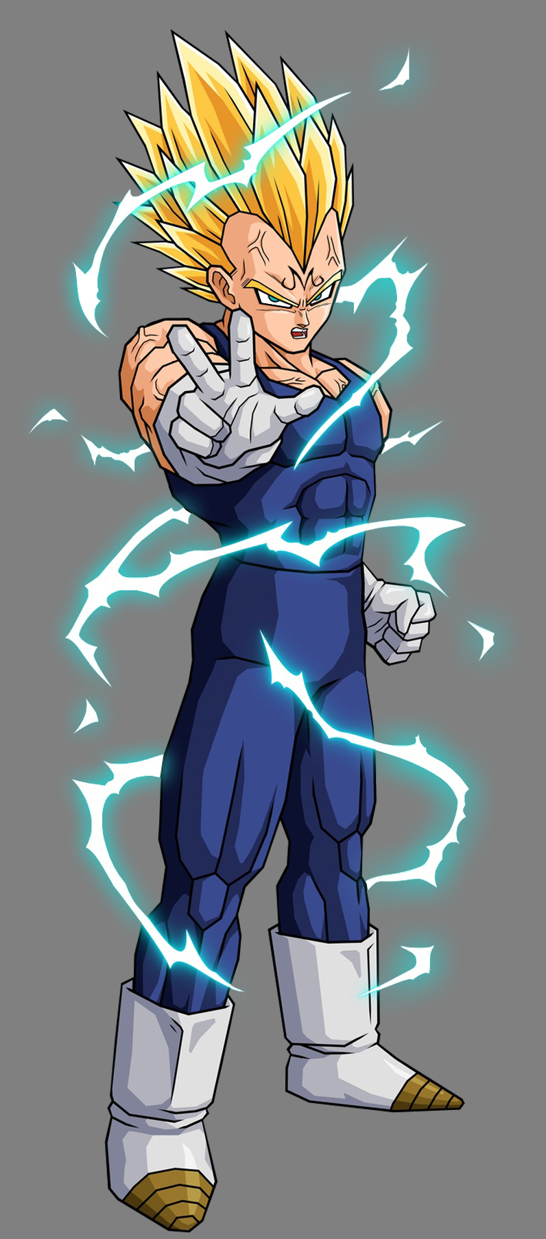 Majin Vegeta ssj2 (2) by davidferres on DeviantArt