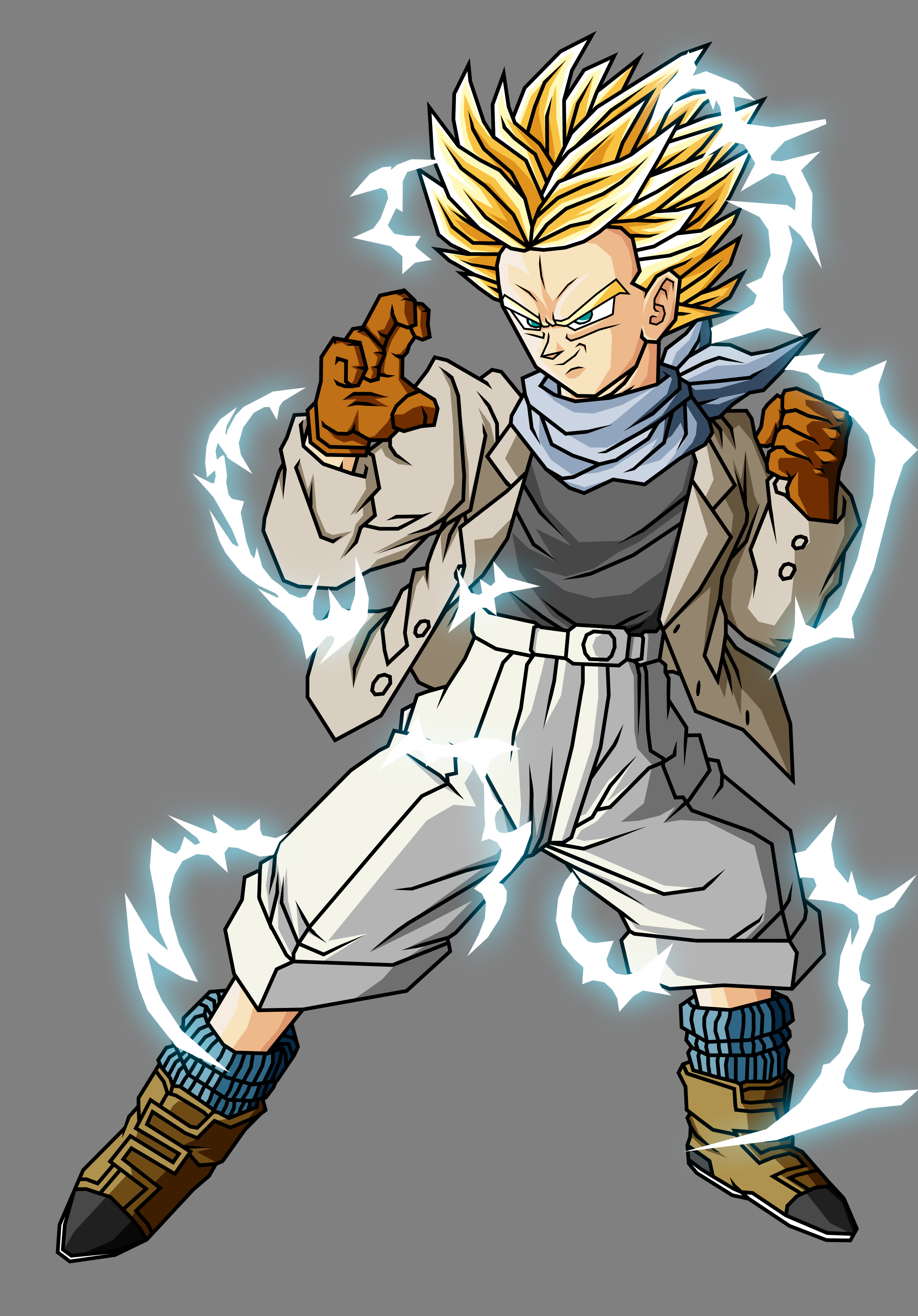 Trunks SSJ2 by hsvhrt on deviantART  Anime dragon ball, Dragon ball z,  Dragon ball art