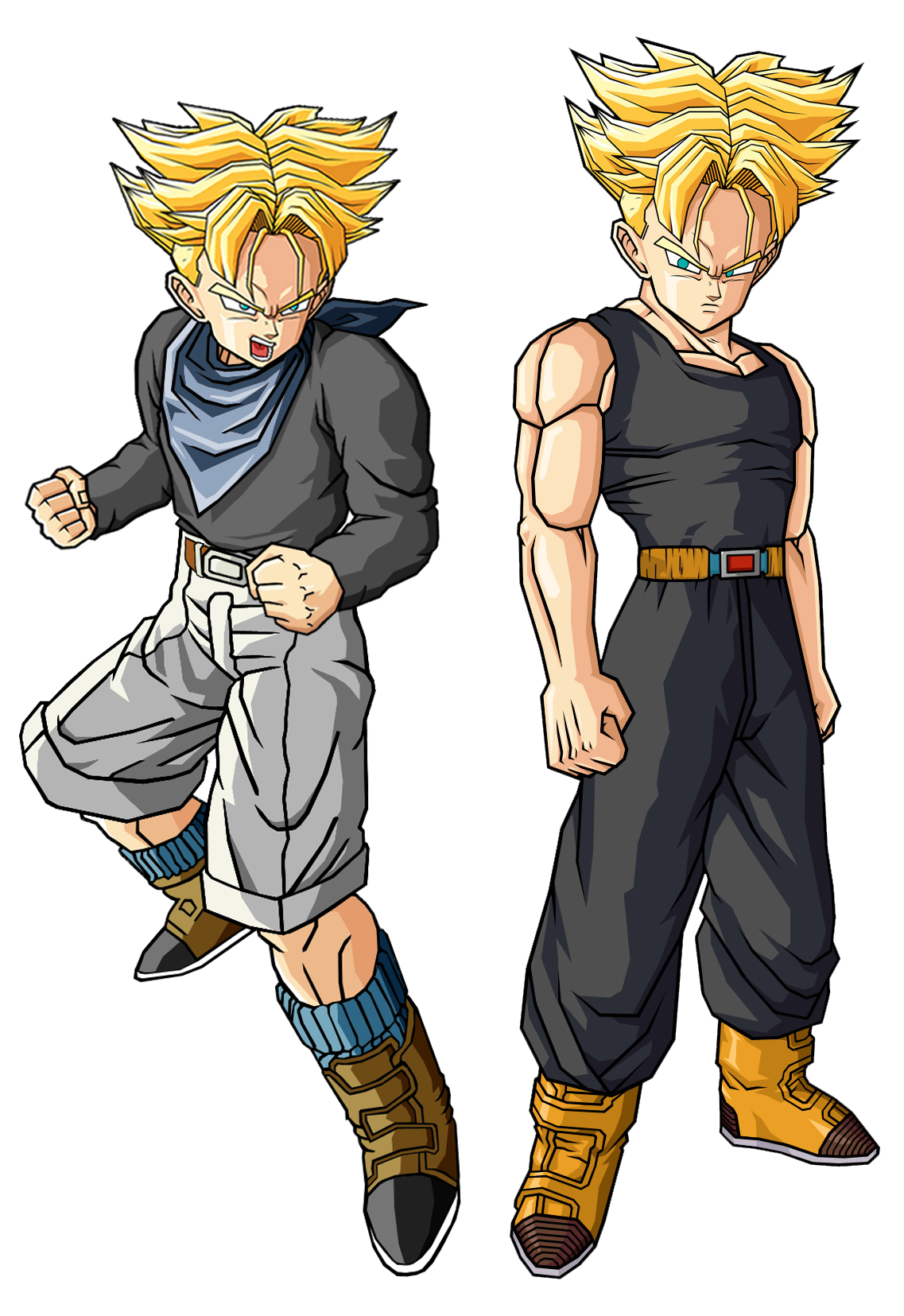 Trunks GT y Future Trunks SSJ