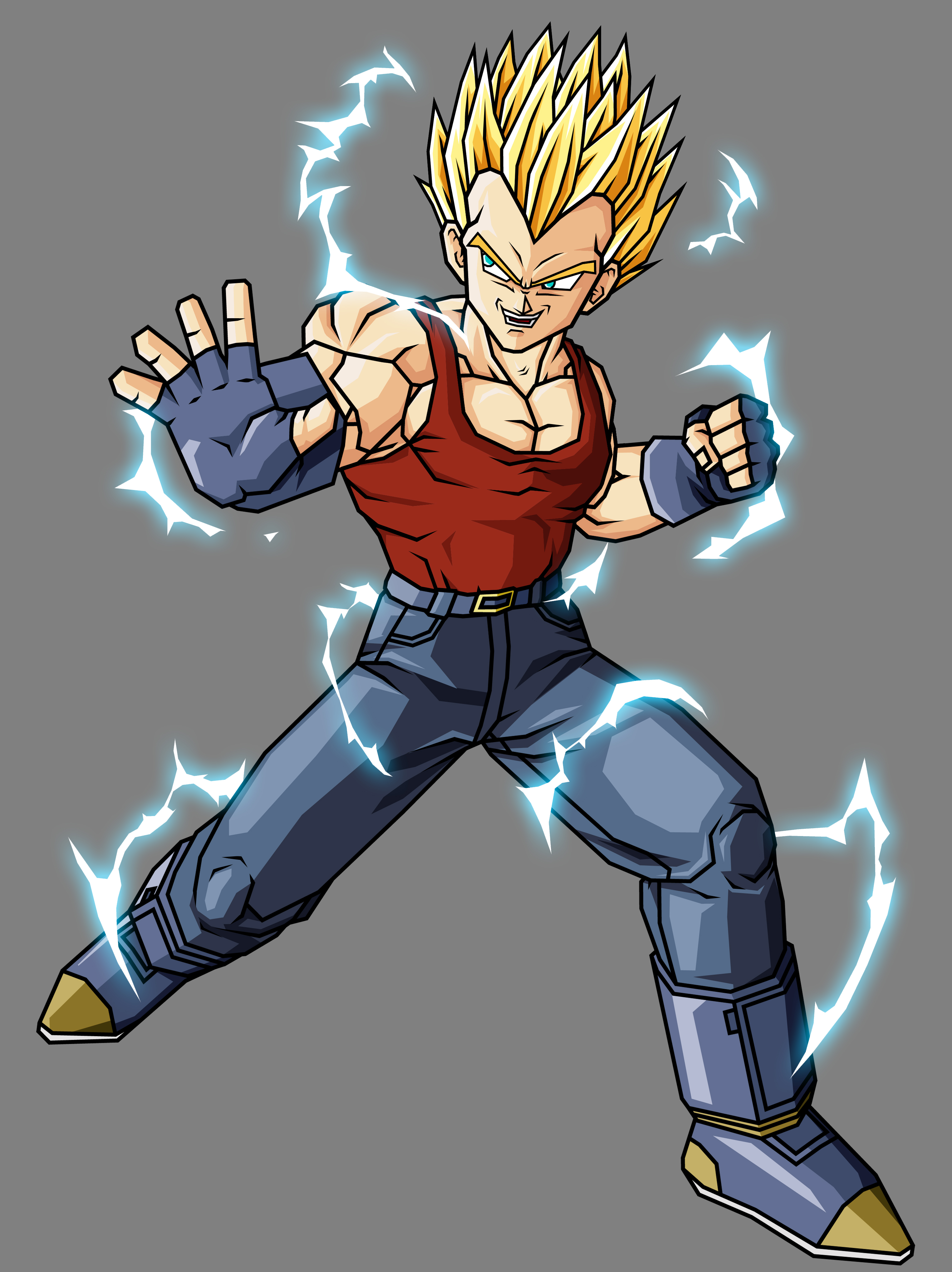 Vegeta GT SSJ2 by theothersmen on DeviantArt
