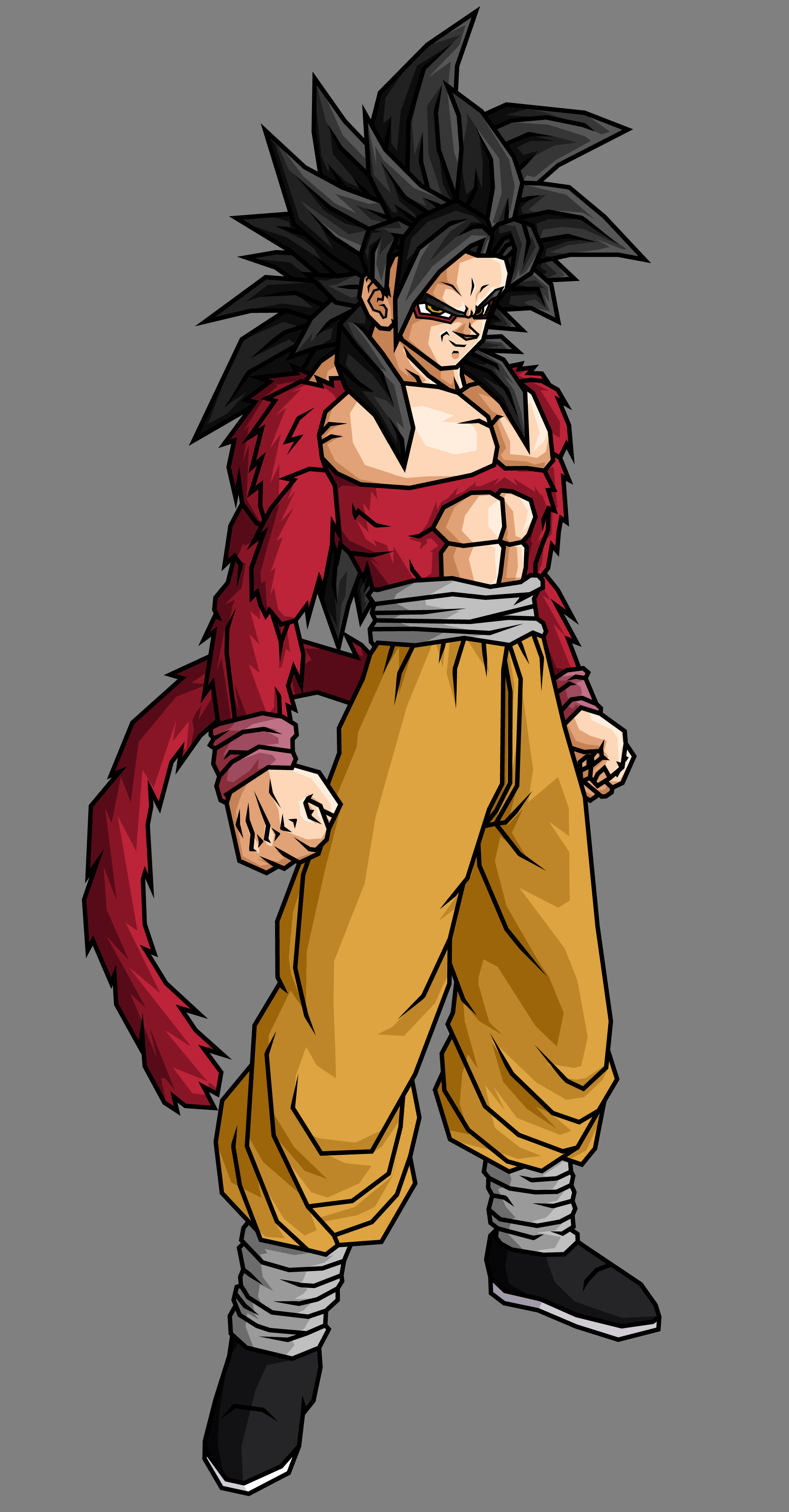 Goku Super Saiyan 4 by ChristopherDbz on DeviantArt