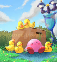 Kirby and Ducklings