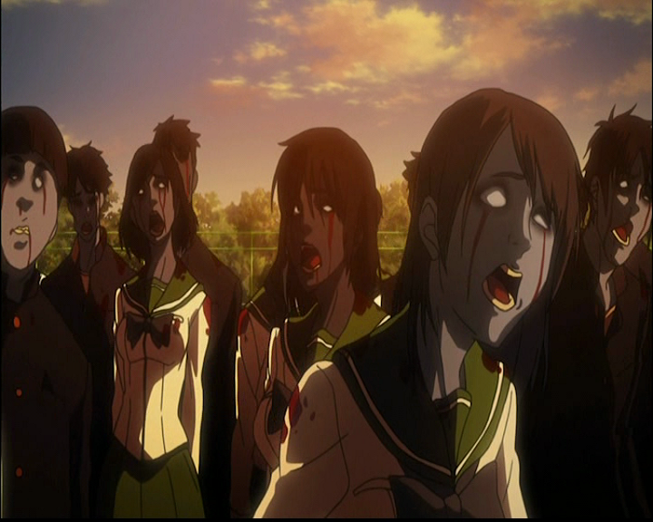 Anime Zumbi - Highschool of The Dead