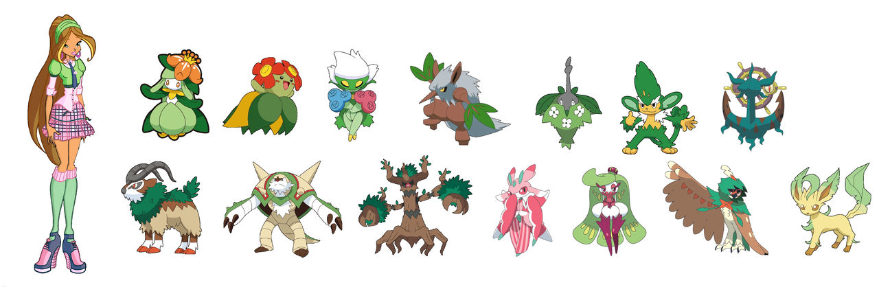 Flora's Pokemon by marcusperez824 on DeviantArt