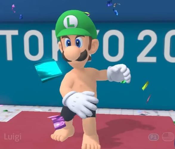 Luigi Pool Raft Luigi Swimsuit by marcusperez824 on DeviantArt