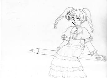 Majokko pencil