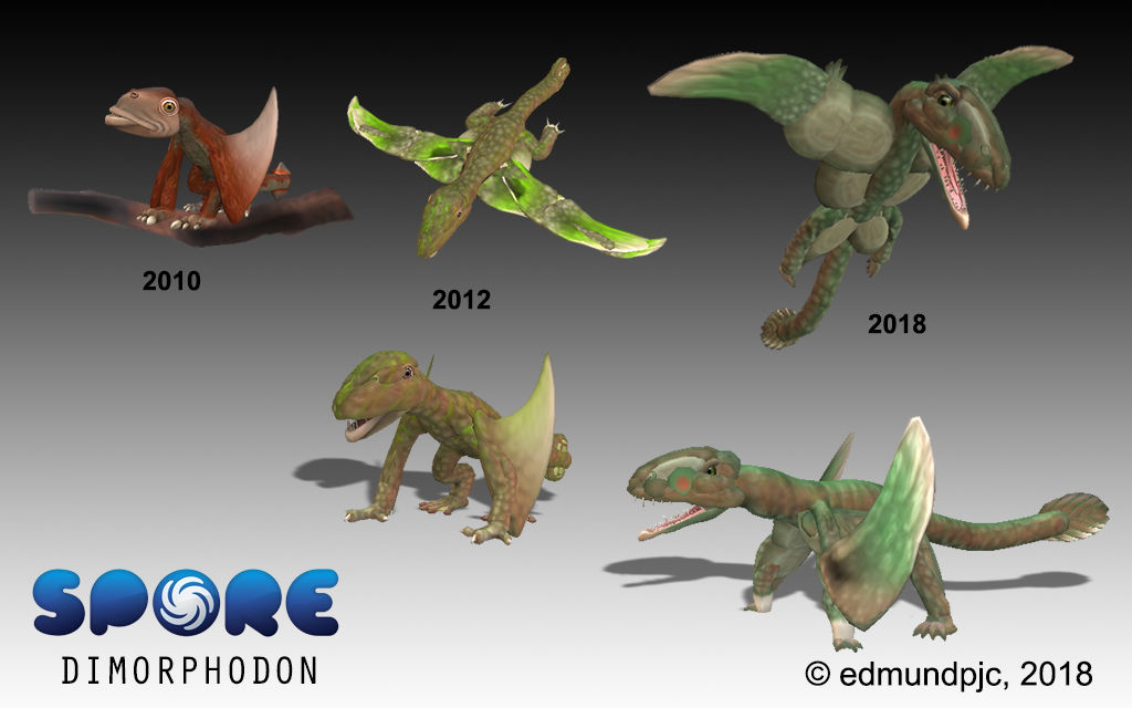 Dimorphodon Spore Model Timeline by edmundpjc on DeviantArt
