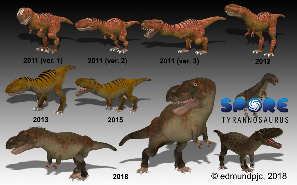 Tyrannosaurus Spore Model Timeline By Edmundpjc On Deviantart