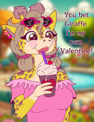 Giraffe Valentine