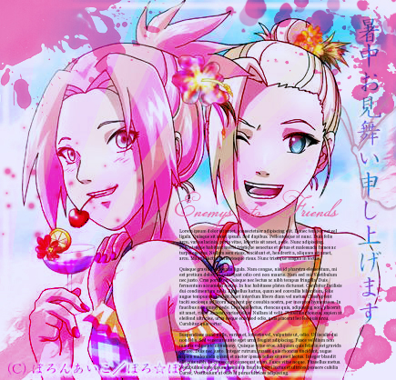 sakura and ino