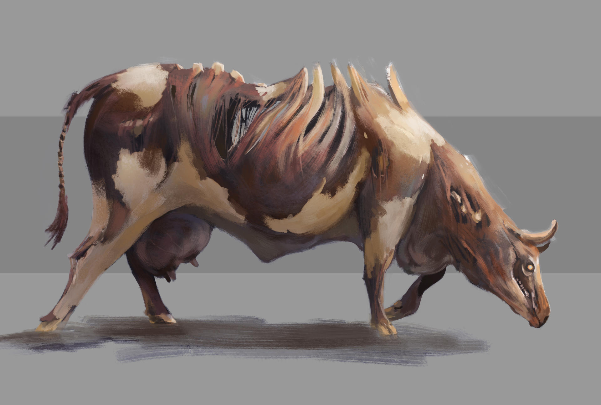 Bioshock Cows Zombie Cow 1/3 by PaulRous on DeviantArt