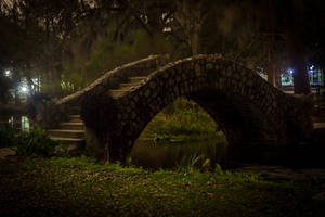 Stone Bridge at Night