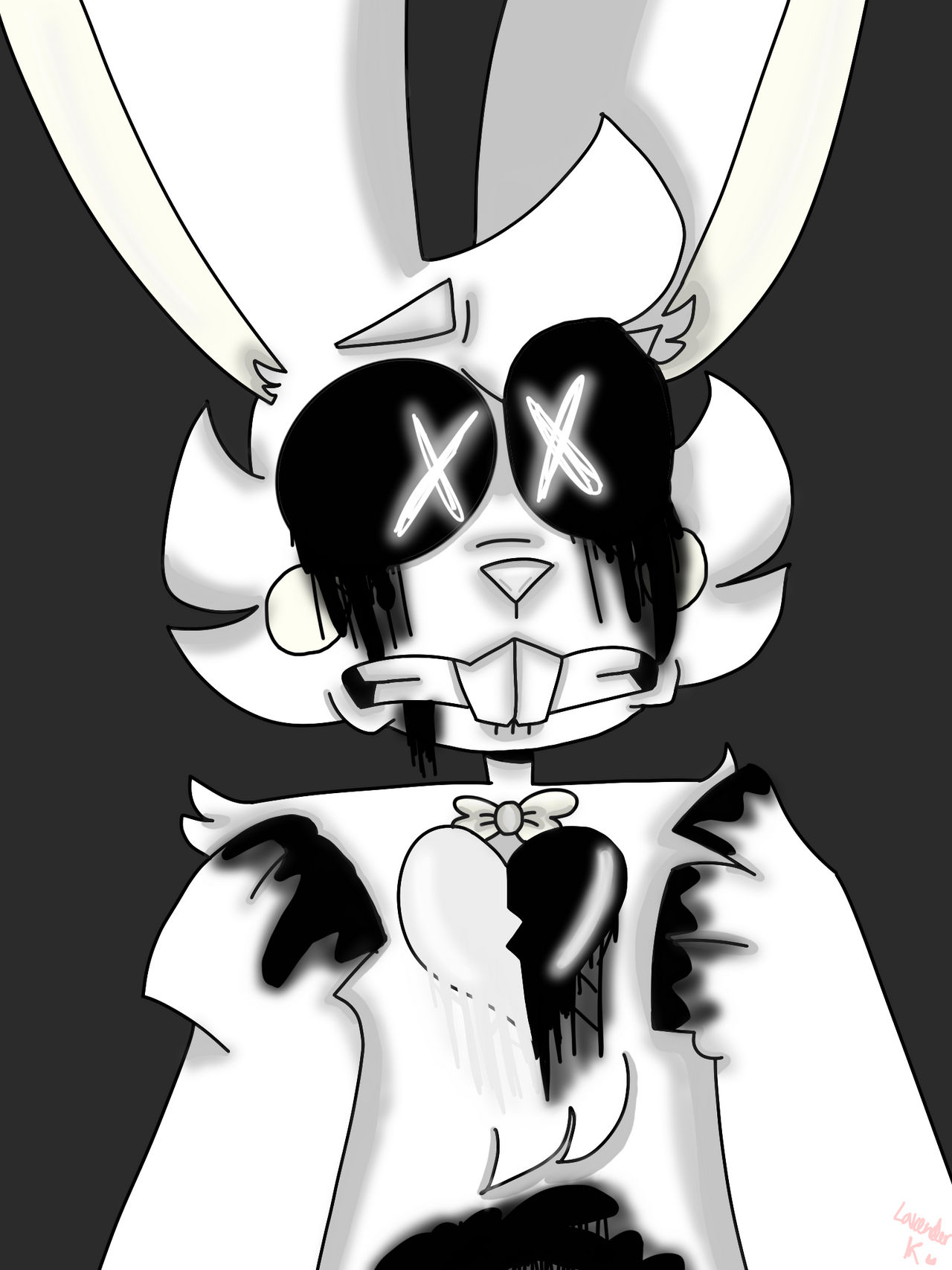 Fnaf white rabbit by LavenderTheKat on DeviantArt