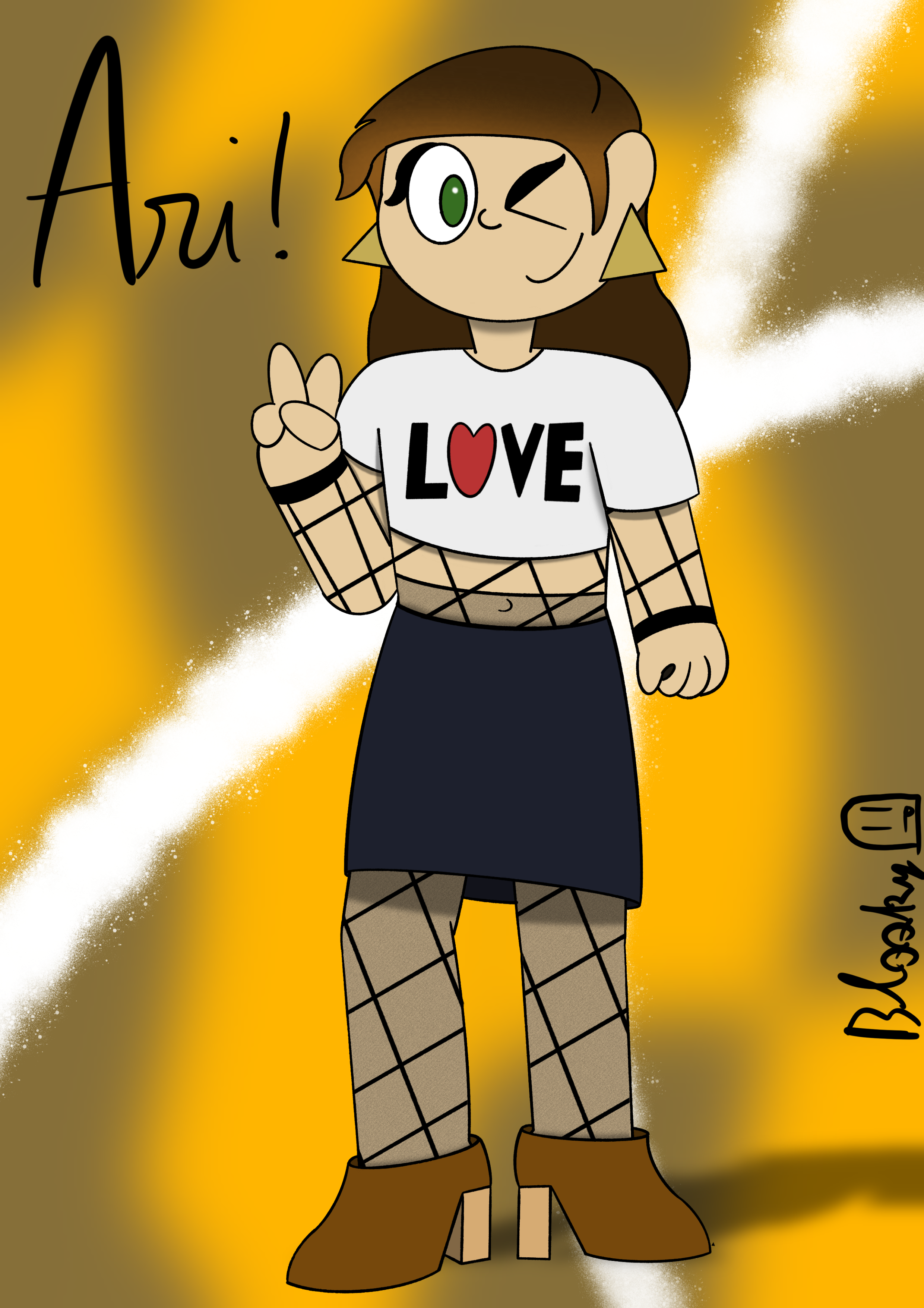 Ari Buff ARI! (Outfit 2) by LEBlooky on DeviantArt