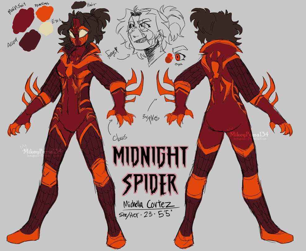 Spider Insects Oc Spider-OC - Midnight-Spider by Mikeypuma134 on DeviantArt