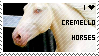 I love cremello horses - stamp