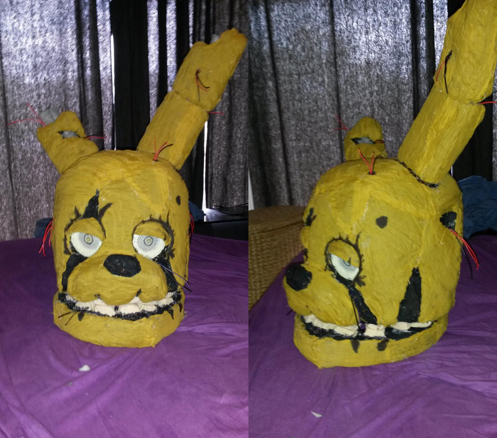 Springtrap Head Cosplay - Finished!
