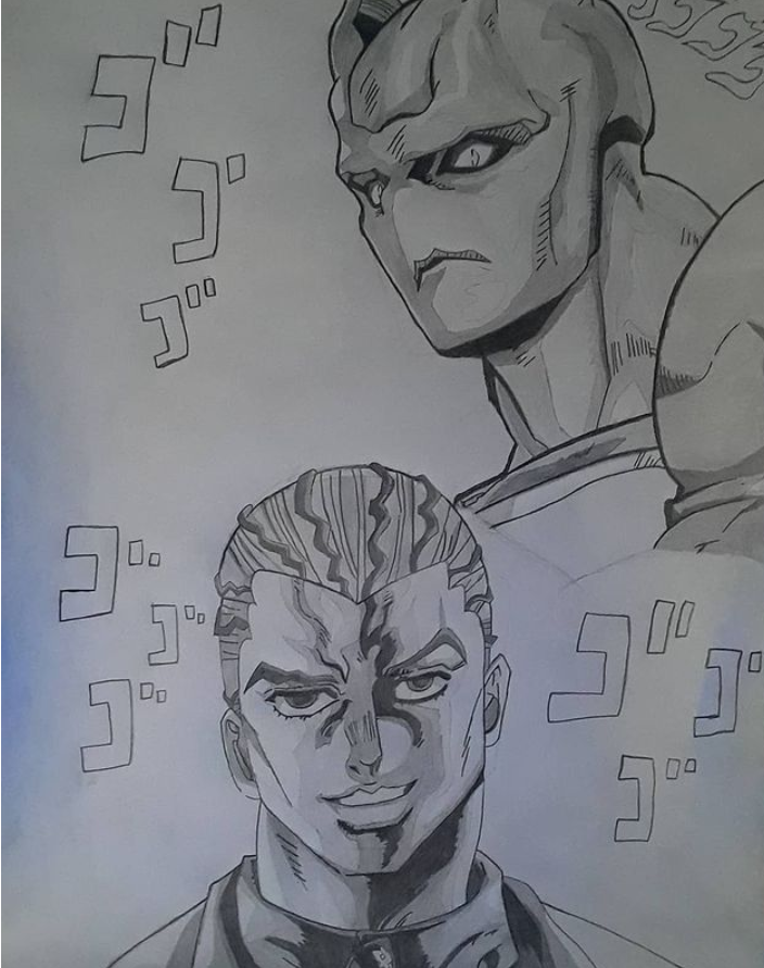 How To Draw Killer Queen & Kira, Step By Step