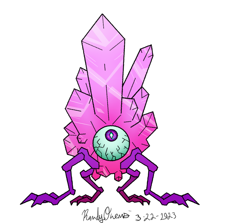 Dnd Crystal Monster by Lophie-Yattes on DeviantArt