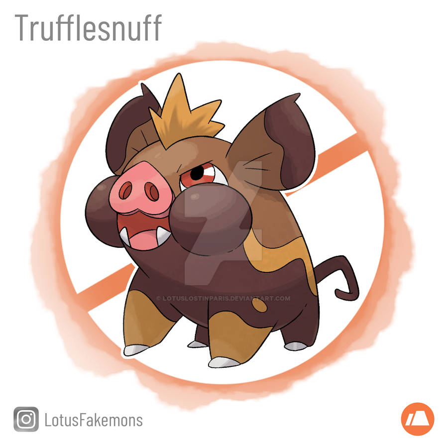 Snaffle Pokemon Trufflesnuff by LotusLostInParis on DeviantArt