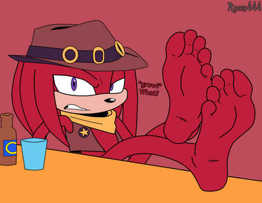 Feet up with Sheriff Knuckles