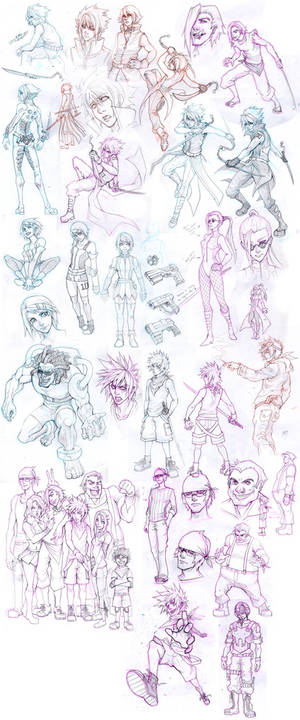 Sketch Attack: Manga Concepts