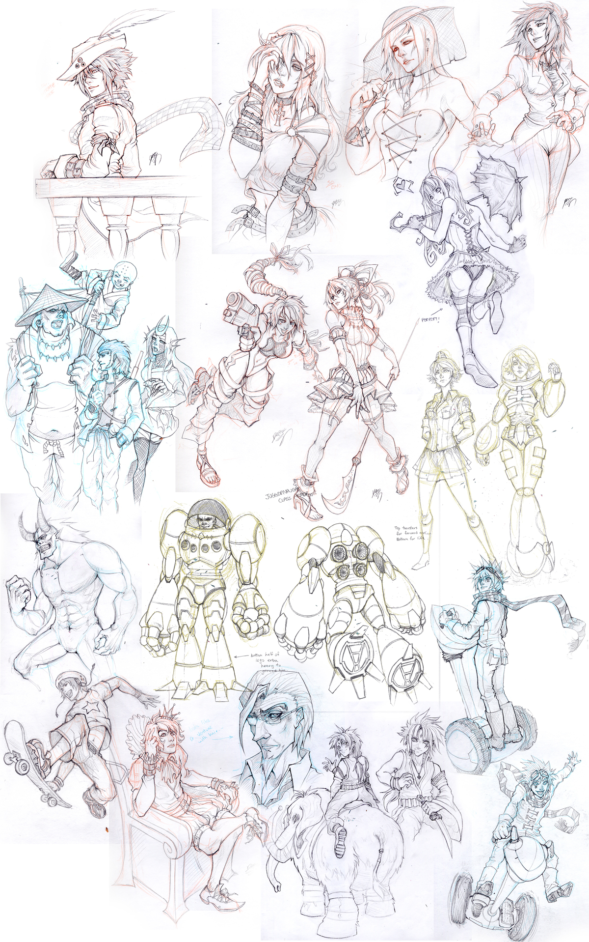 Sketch Attack: Miscellaneous by Quirkilicious