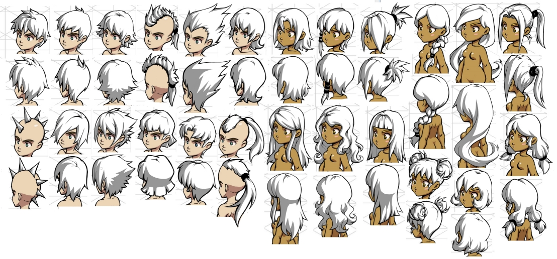 Various Male Anime+Manga Hairstyles by Elythe on DeviantArt