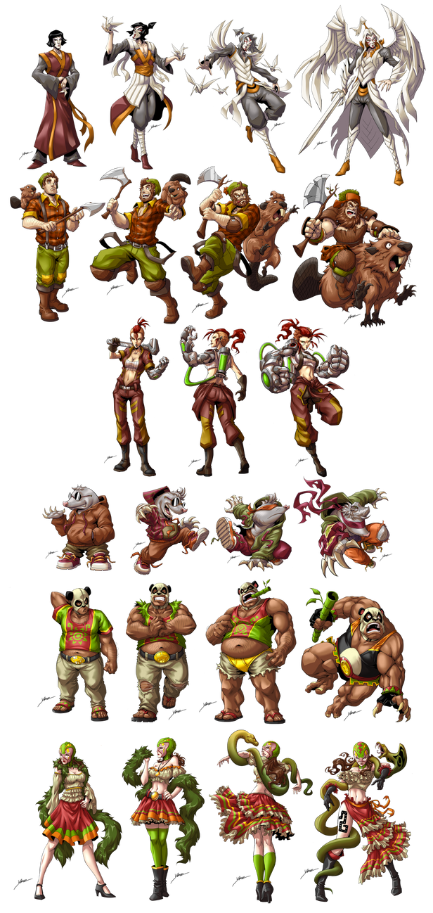 Urban Rivals: Set 8 by Quirkilicious on DeviantArt