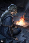I tend to the flame, and tend to thee by Quirkilicious