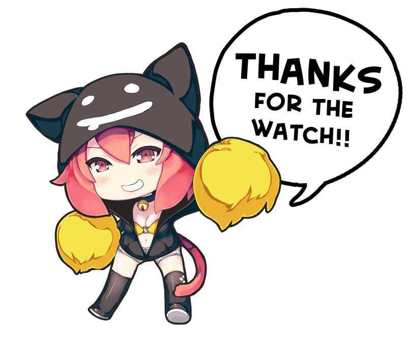 50 Watcher Milestone! Chibi Neko Noire 2P Thank U