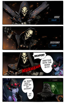 Overwatch 4Koma 01: Reaper's Everyday Regimen