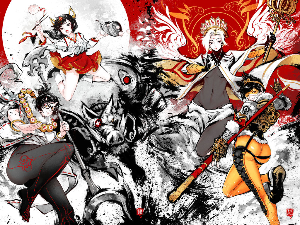 Overwatch to the West!!! by RobotCatArt