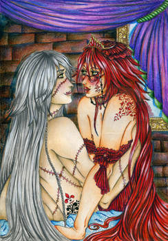 Grell Sutcliff and Undertaker:Be my queen tonight2