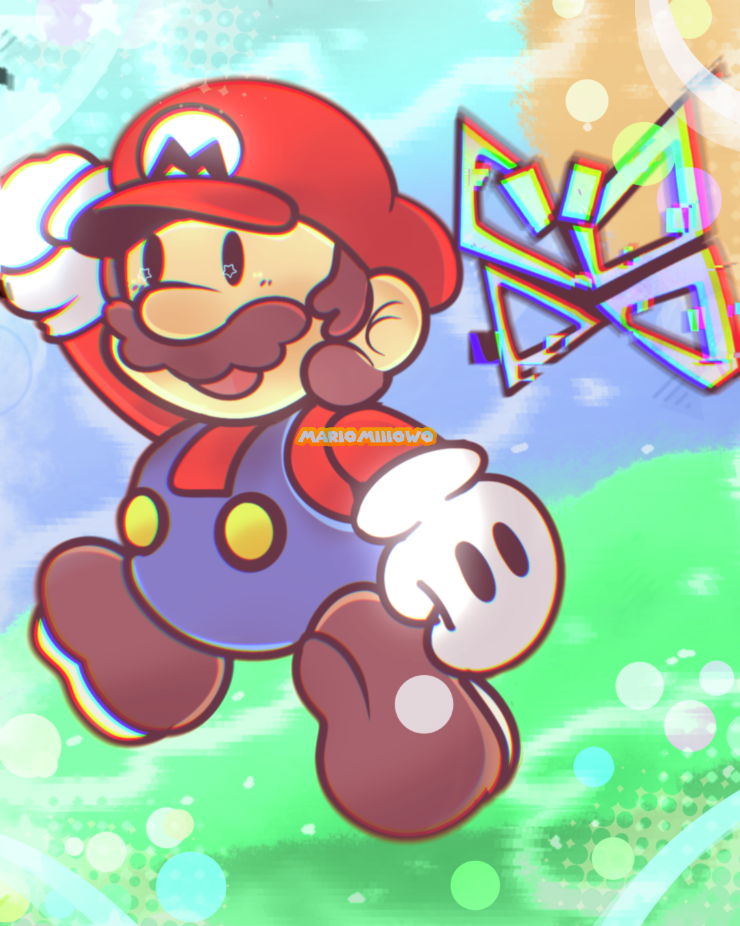 Paper Mario Refrence PAPER MARIO by letsgomariomiii on DeviantArt