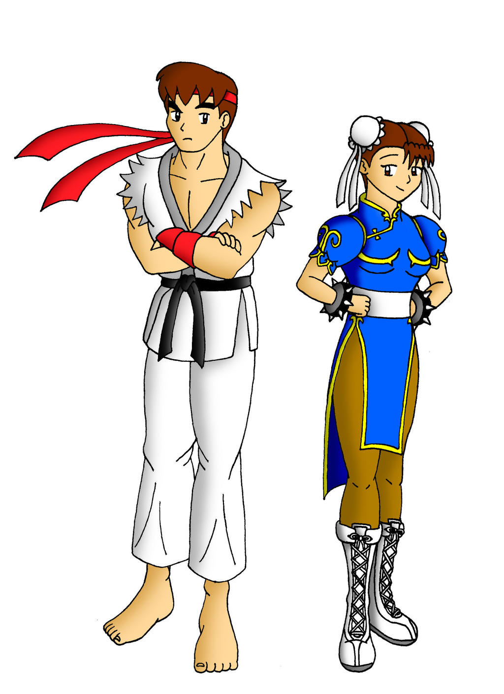 Chun Li And Ryu R Ryu and Chun Li by streetgals9000 on DeviantArt